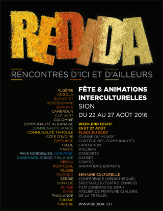Affiche de la 6ème édition des rencontres d’ici et d’ailleurs