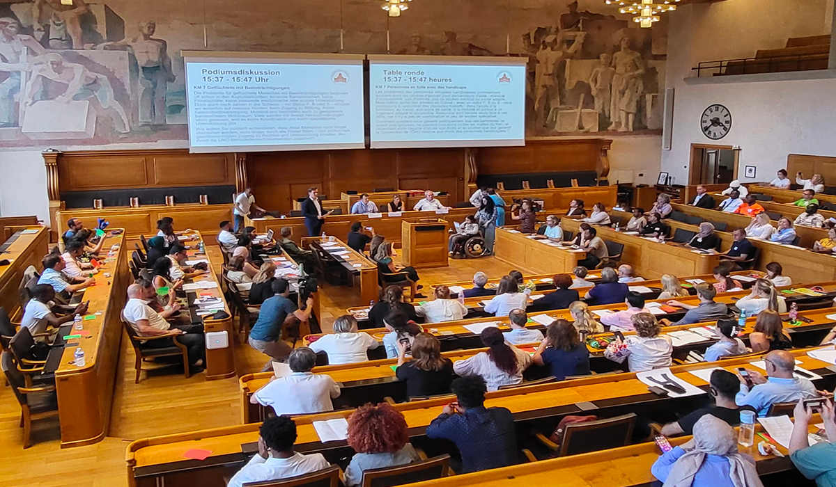 La 5ᵉ session du Parlement suisse des réfugié.es